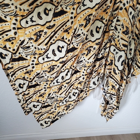 Maui Candice Bohemian Lagenlook Multicolor Tunic Coverup Top O/S - Picture 5 of 9